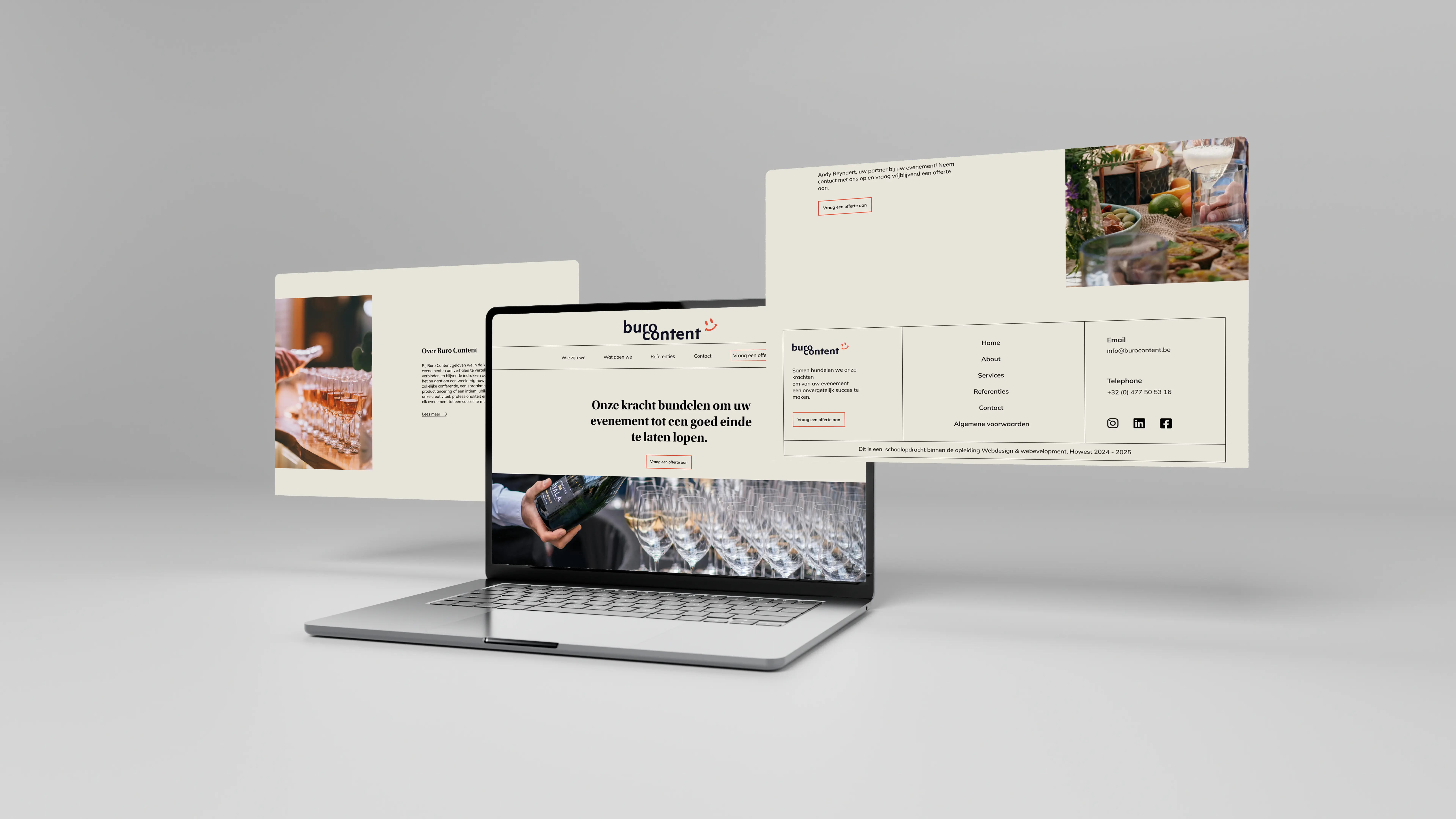 Visuals website Buro Content